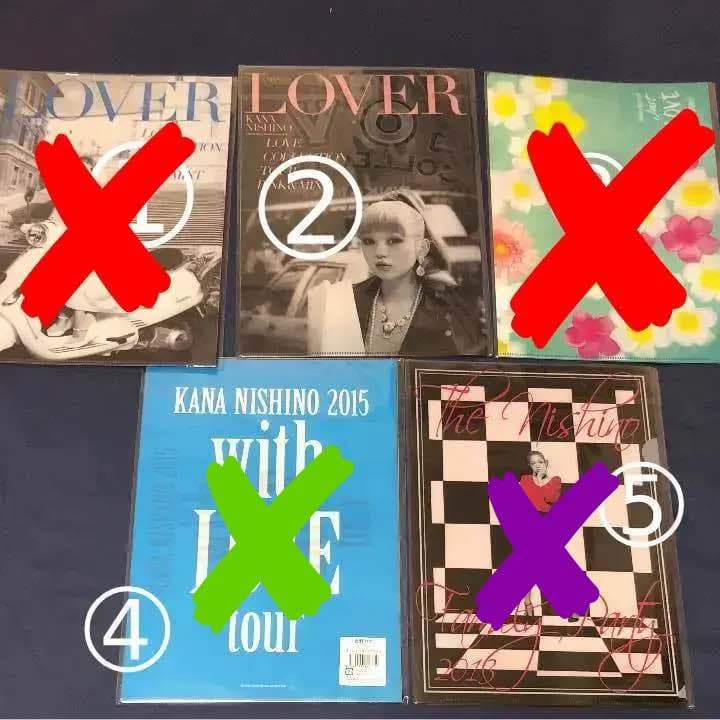 お取り引き中！新品、未開封!!西野カナ♡クリアファイルセット