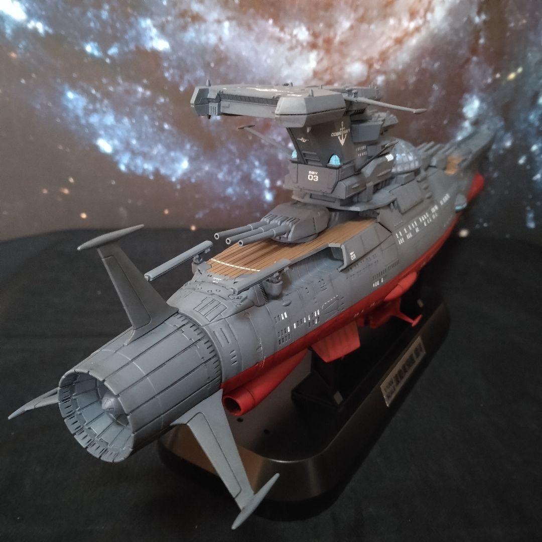 1/1000波動実験艦 銀河［3199］艦橋LED全塗装完成品