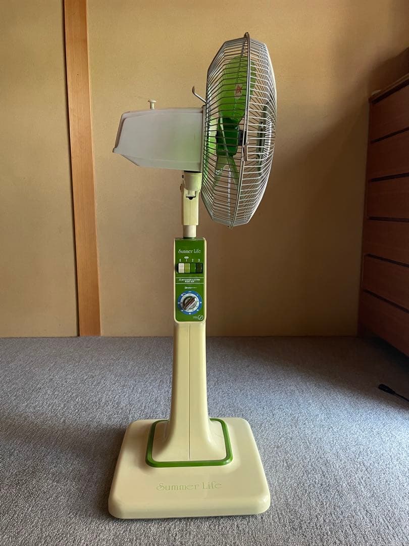 扇風機　レトロ　美品　1982年製　三菱電機　MITSUBISHI R30-EX