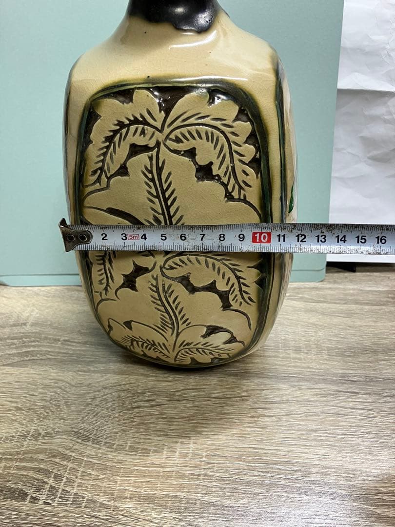 琉球 沖縄 壺屋焼 【故】新垣勲作 角壺 希少 やちむん ヤチムン - メルカリ