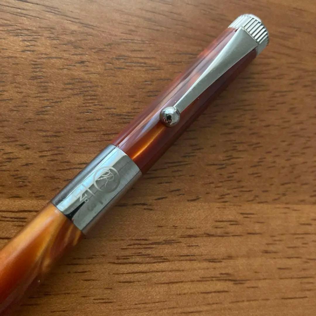 伊東屋ロメオno3 イタリアンアンバー細軸美品箱無し