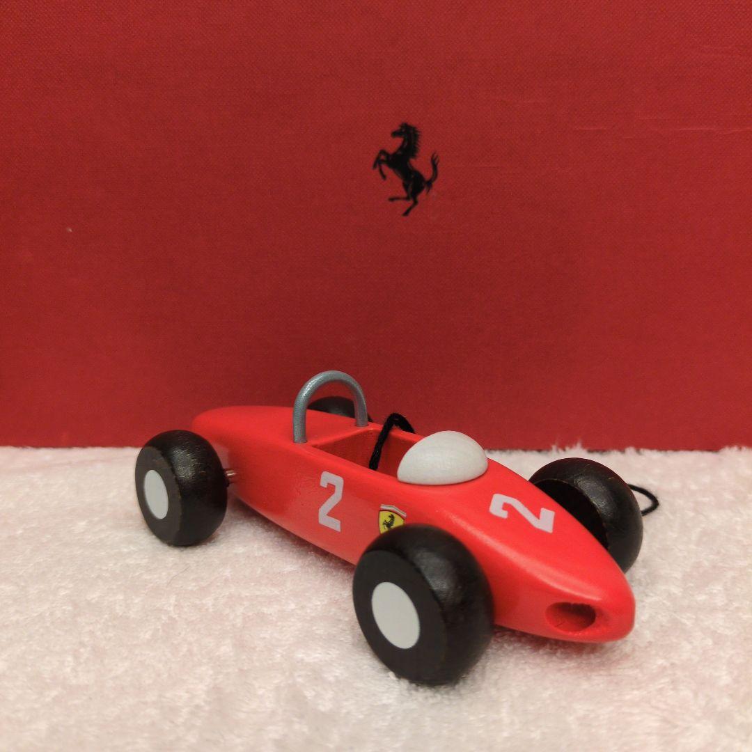 フェラーリ ディーノ F1 ヴィンテージ 木製ミニカー 非売品