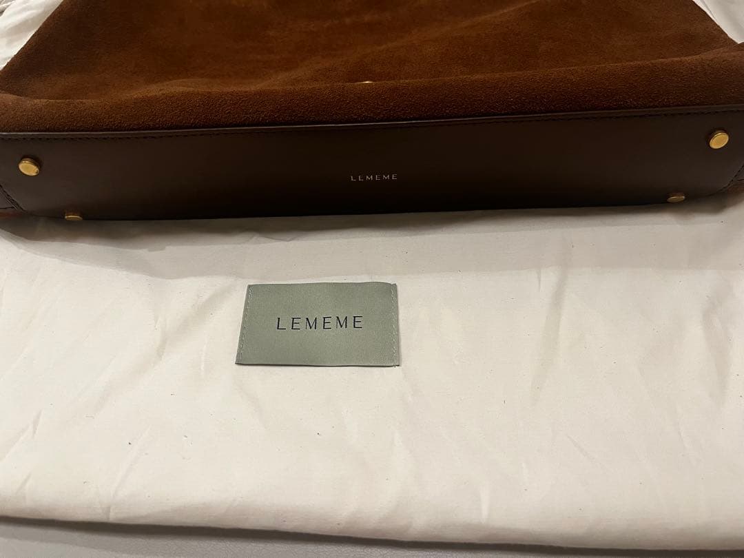 LEMEME Sac Agnesブラウン　ルメメ　ショルダーバッグ