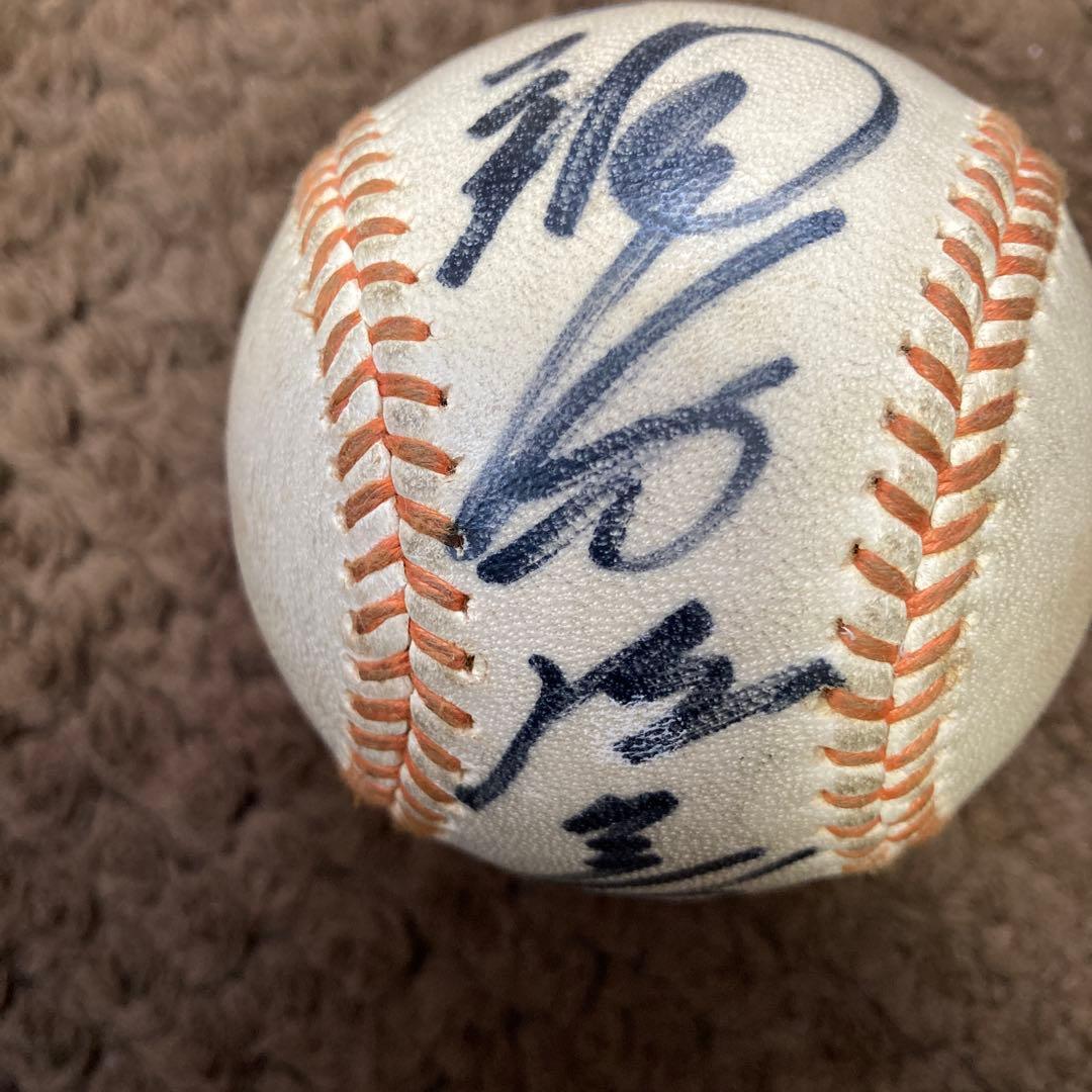 元近鉄バファローズ鈴木啓示さん直筆サインボール（公式試合球）&ボブルヘッド人形