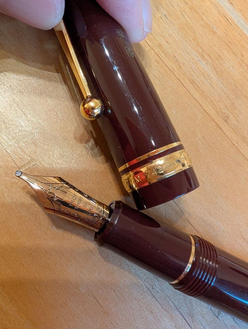 パイロット 万年筆 カスタム742 14K 10号 字幅 MS - メルカリ