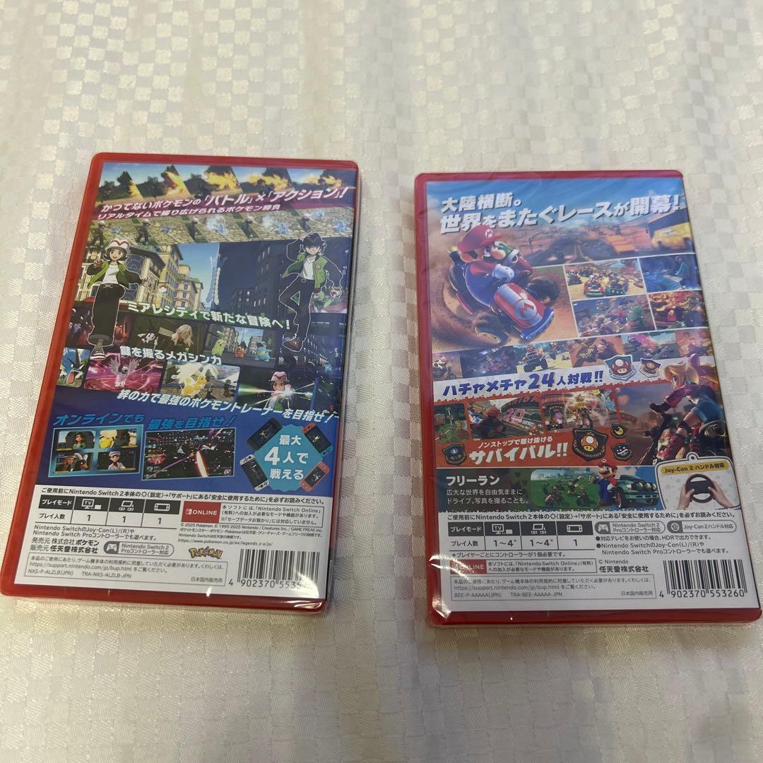 ポケモンレジェンズ: アルセウス & マリオカート ワールド　スイッチ2