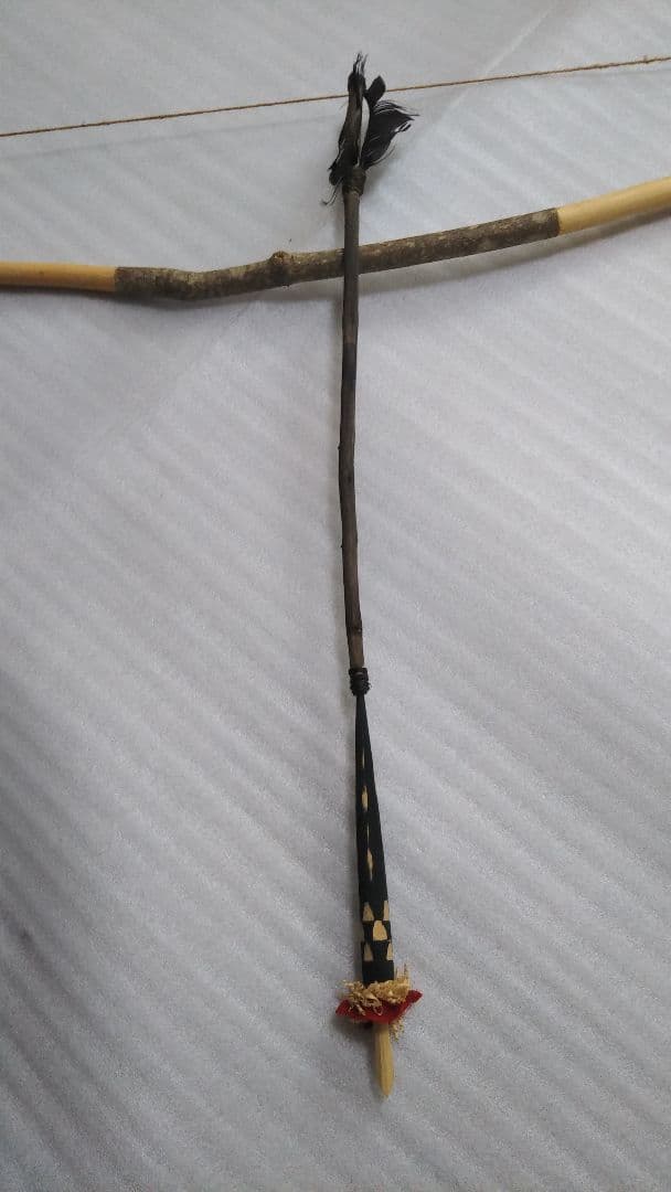 アイヌ民具弓矢セット クとへペライ