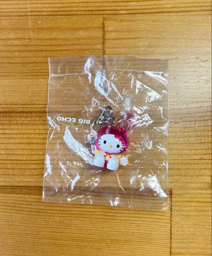 レア】 ハローキティ ファスナーマスコット ビッグエコー ピンク