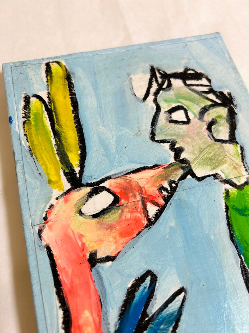 エディ・ドミニク・デュビアン 子供と怪獣 原画 キャンバスアート