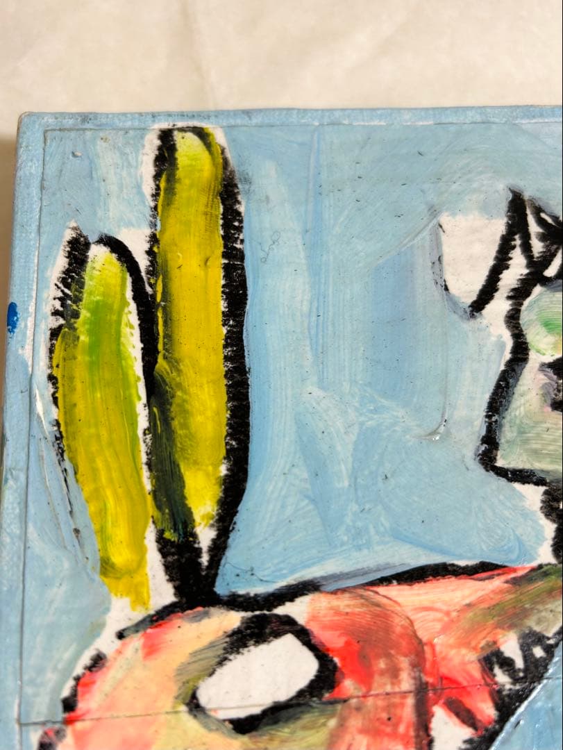 エディ・ドミニク・デュビアン 子供と怪獣 原画 キャンバスアート