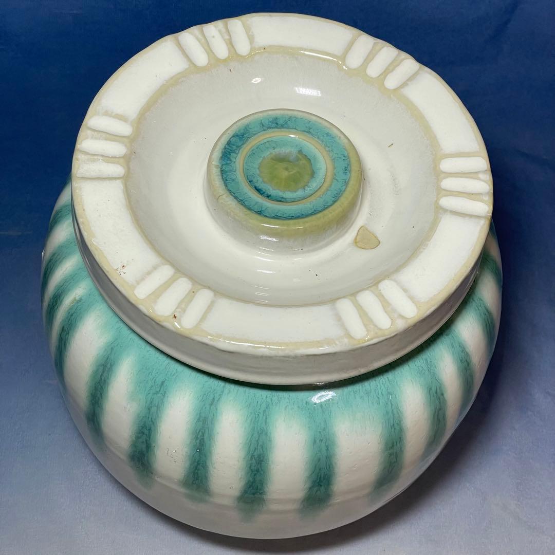 簾壺 茶壺 信楽焼 壺 骨董品 古美術 置物 時代物 希少品 信楽焼 すだれ