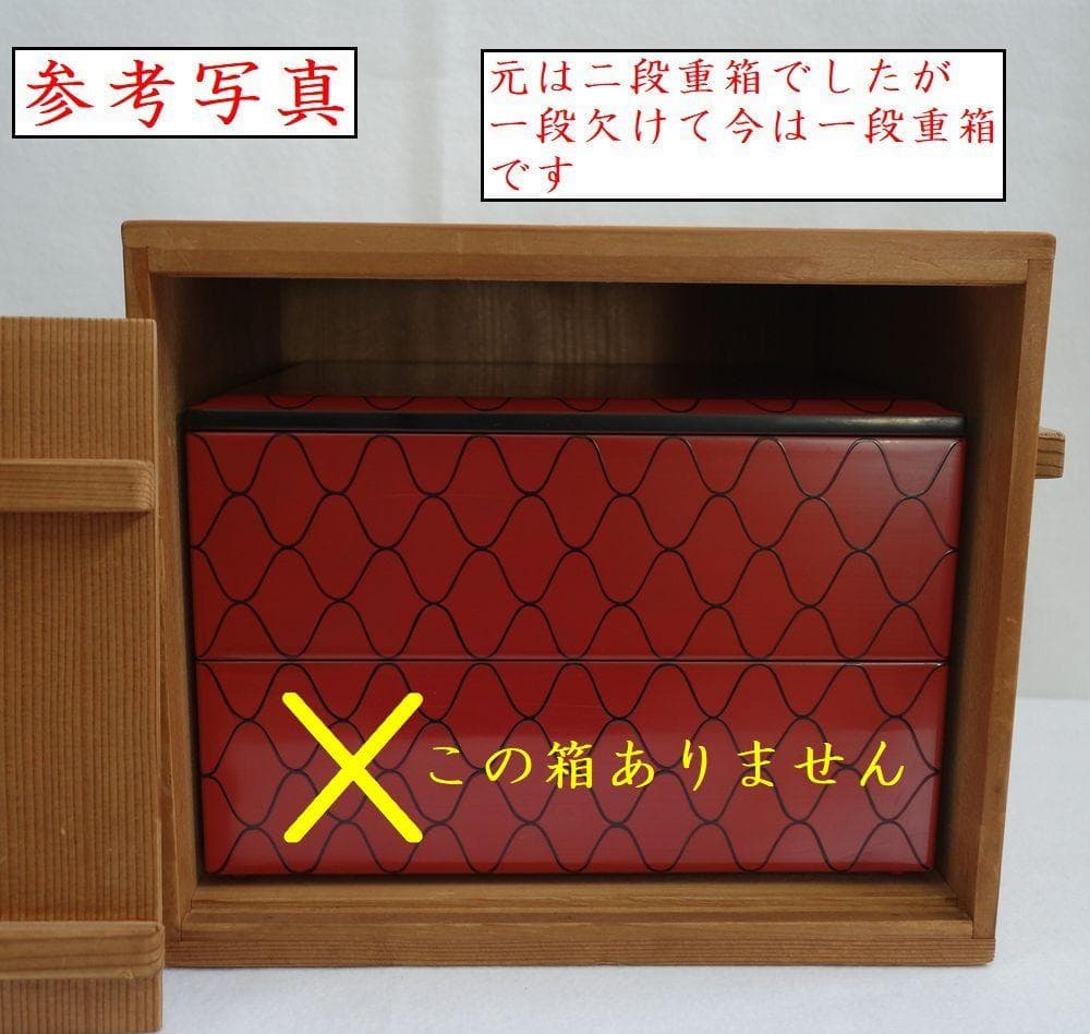 アンティーク 十代中村宗哲 一段重箱