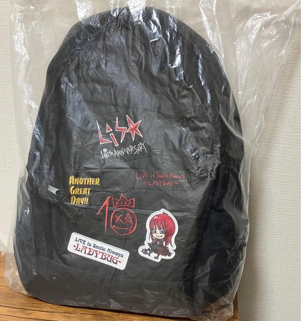 LiSA 10周年LIVEグッズしょってんほしいのっリュック