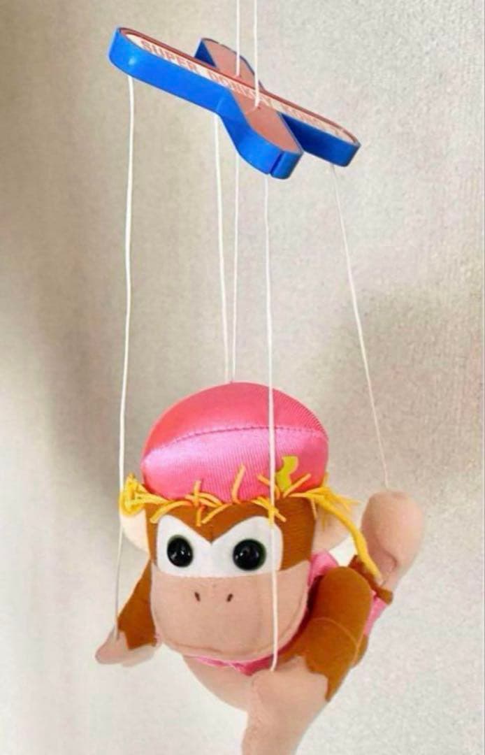 激レア】ドンキーコング ディクシー 吊り下げぬいぐるみ スーパー