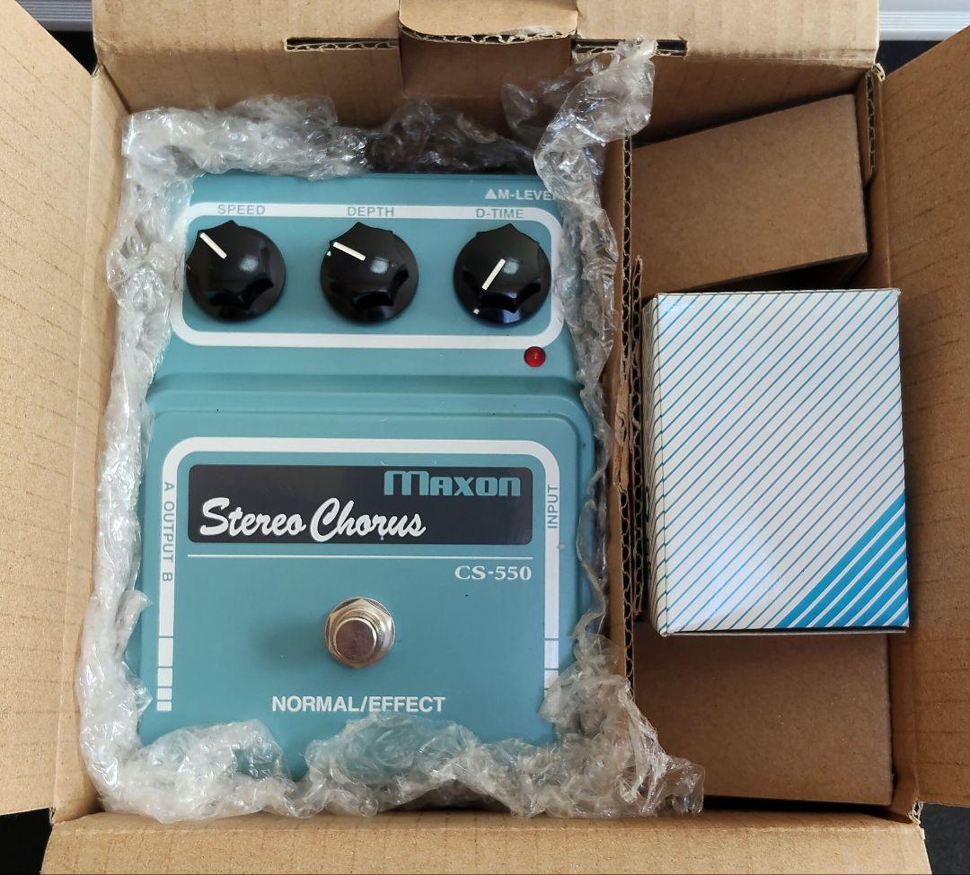 【箱.取説付き】Maxon CS-550 アナログ・ステレオ・コーラス