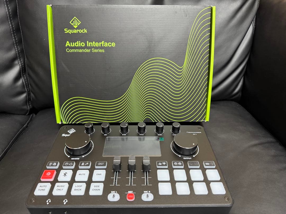 Squarock Commander M1 オーディオインターフェイス 配信