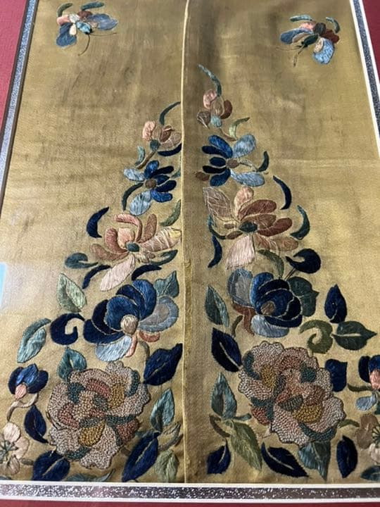 中国のアンティーク刺繍