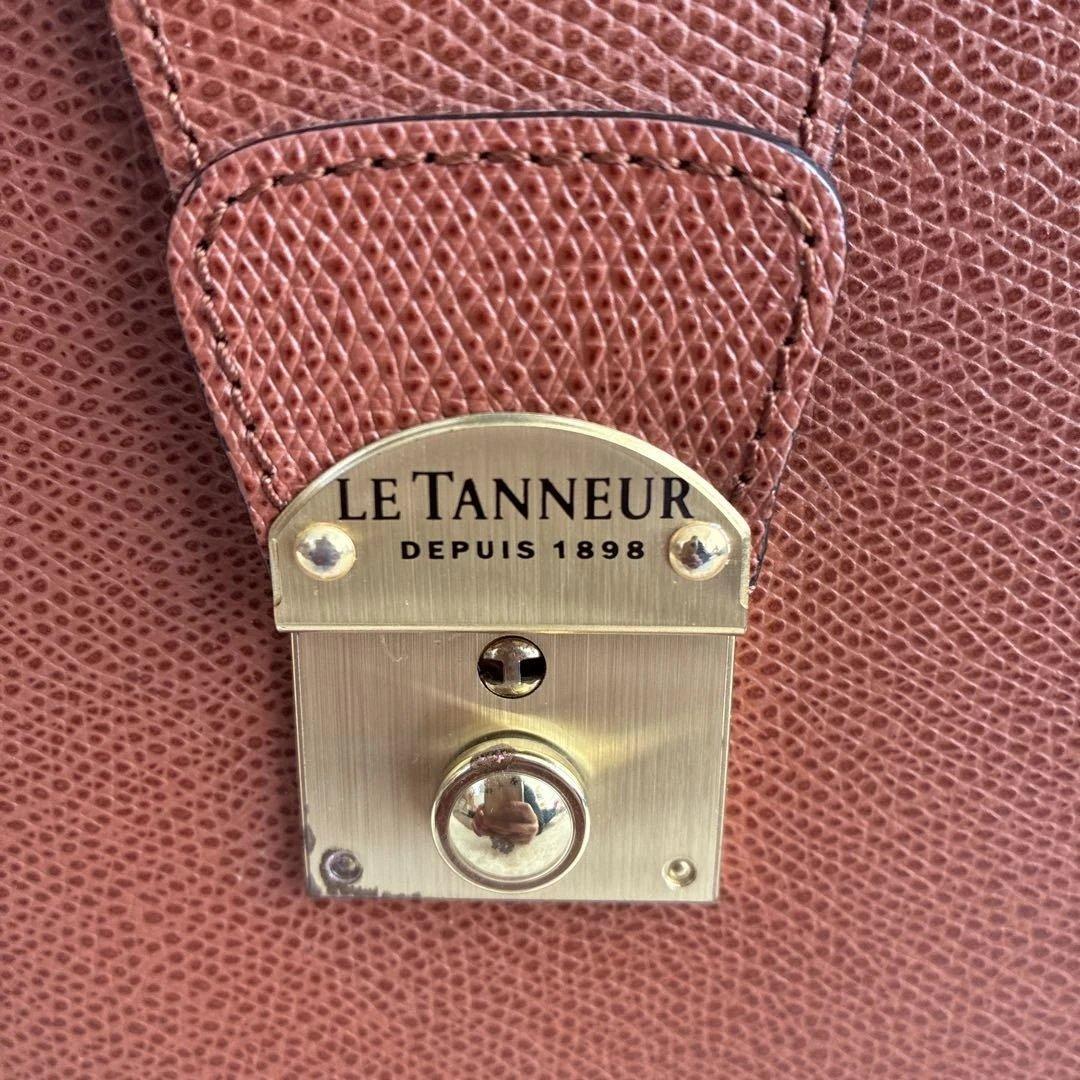 【極美品・鍵付】ルタヌア LE TANNEUR ダレスバッグ ビジネス A4収納