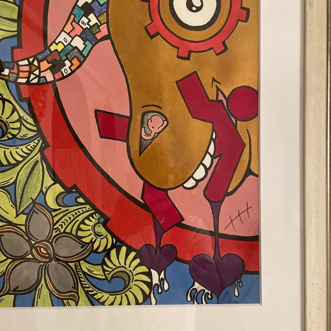 旅立ちの時☆アクリル画☆50号☆額付き