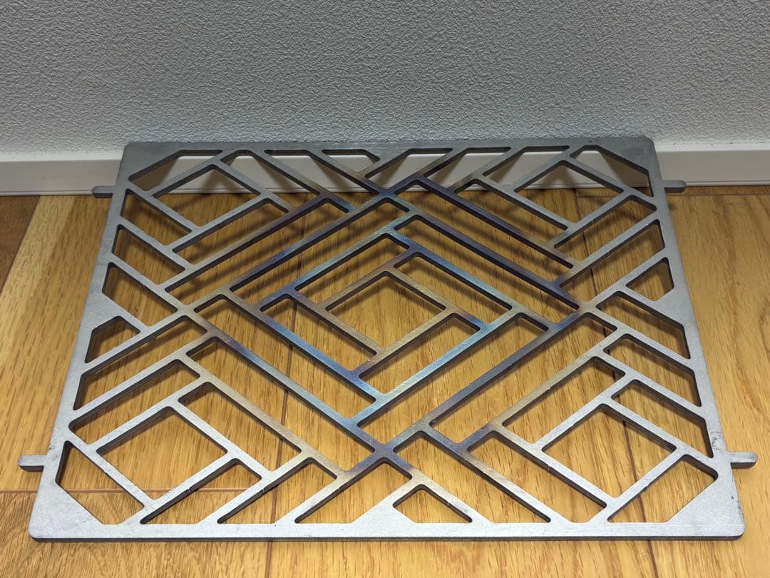 スノーピーク　フラットバーナー GS-450R、GRANDOOR　ステンレス五徳