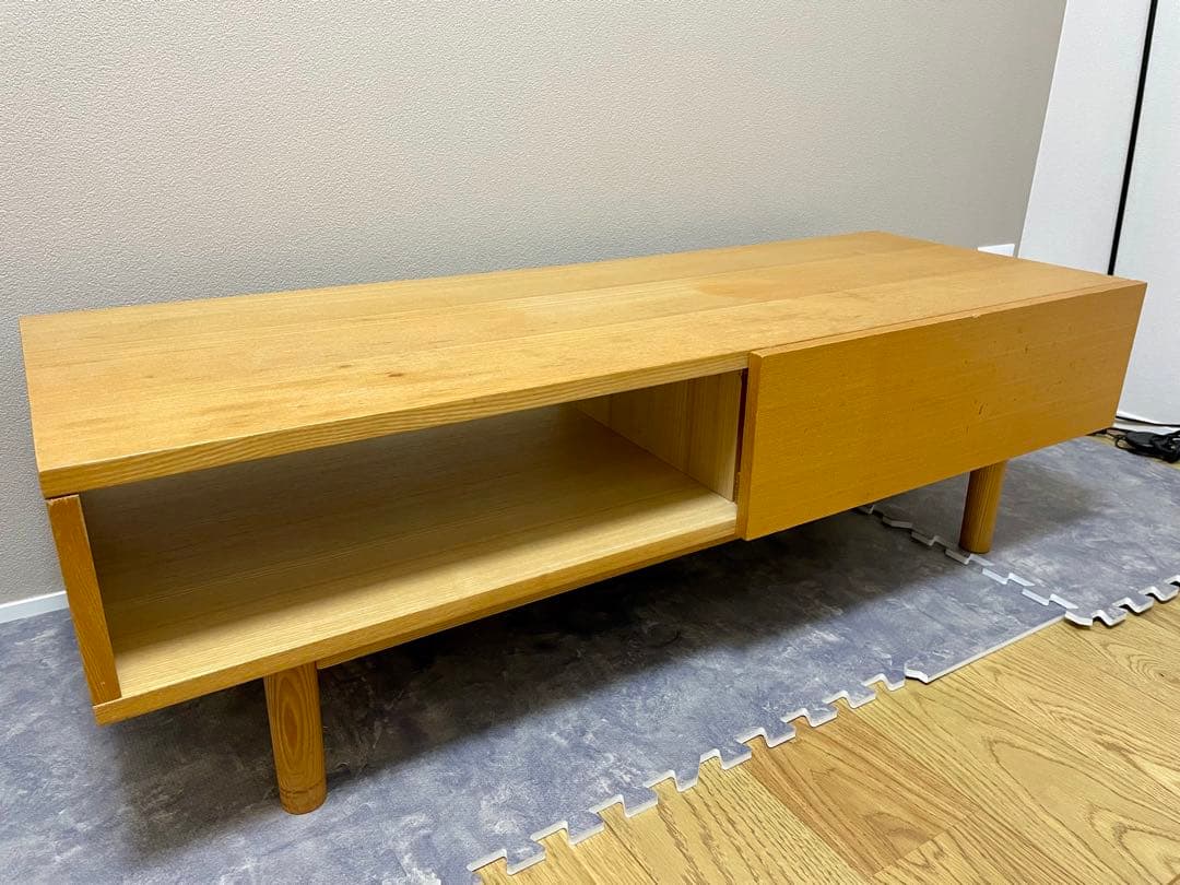 無印良品　AVラック　テレビ台ローボード 売約済み】無印 無印良品 MUJI 木製 AVラック オーク材 テレビ台