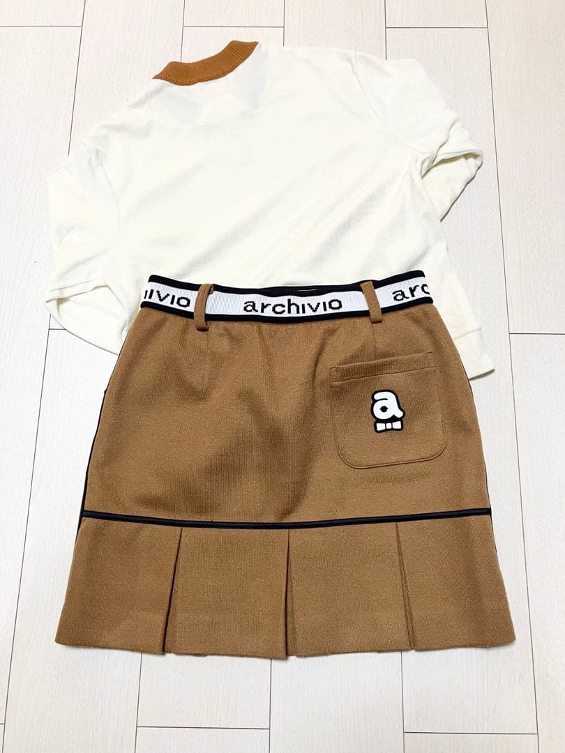 (超美品)アルチビオarchivio プルオーバー・ニットスカート サイズ38