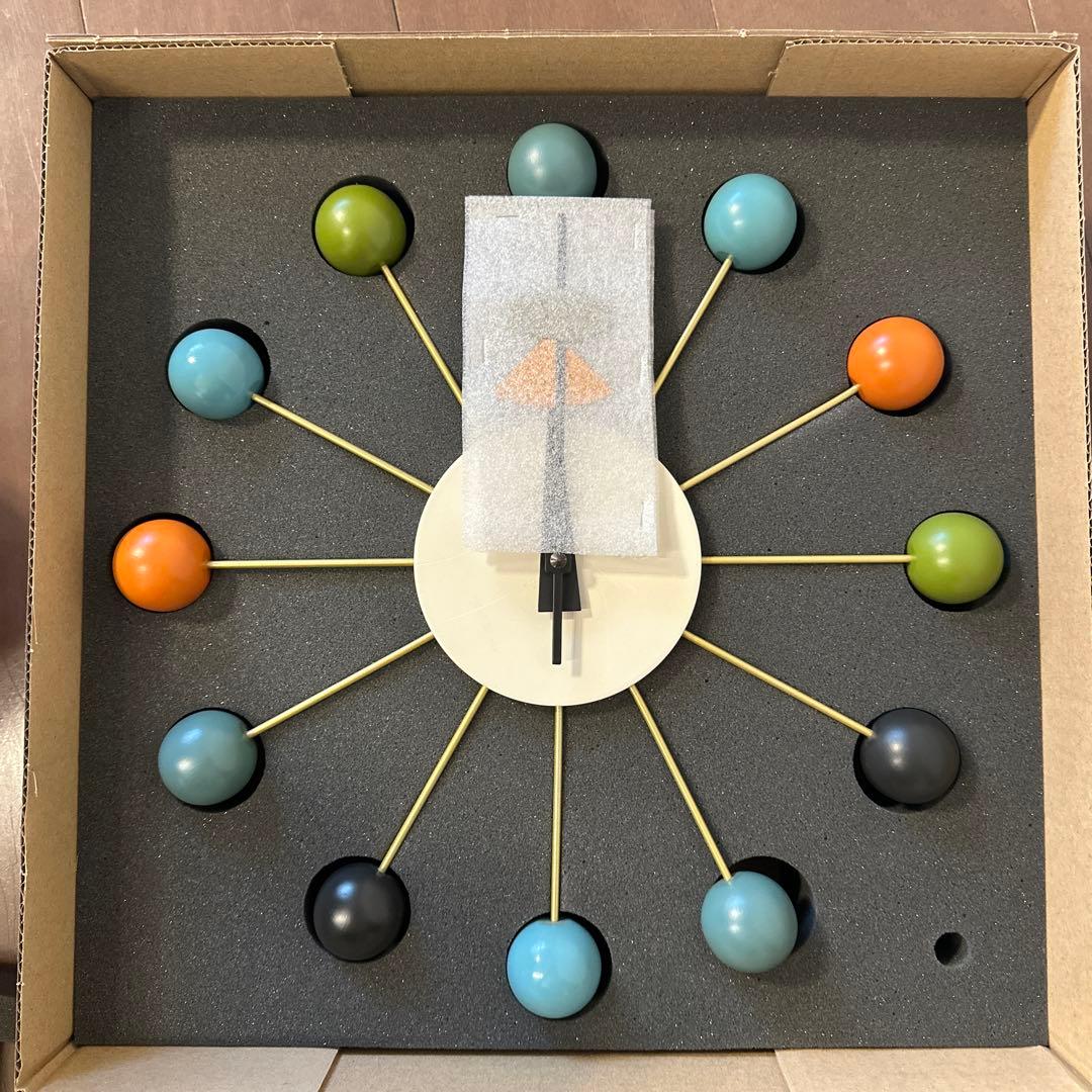 【要修理】ジョージネルソンボールクロック　マルチ　vitra.