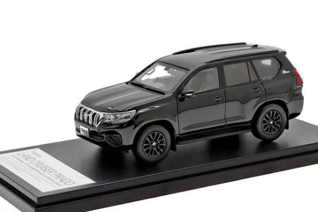 最安値！Hi-Story 1/43 ランドクルーザープラドミニカー　ブラック
