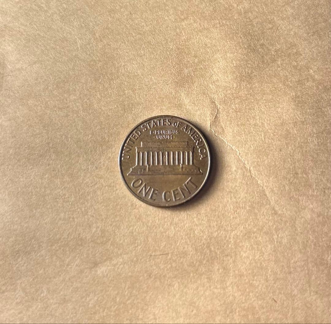希少☆1959年 リンカーンコイン 刻印エラー L & ミントマークなし