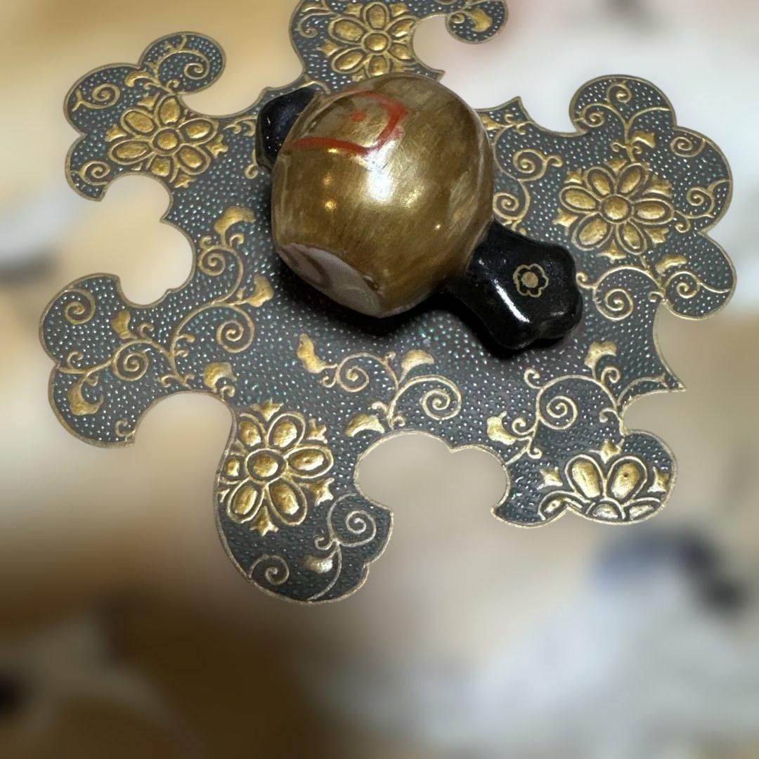 最終価格、アンティーク、自家保存 久谷 谷口骨董 蓋の裏に菖蒲の絵