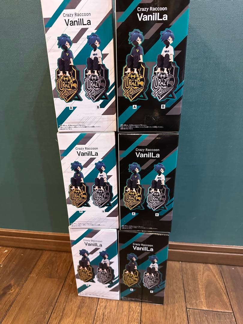 Crazy Raccoon デスクトップフィギュア VanilLa バニラ ６個