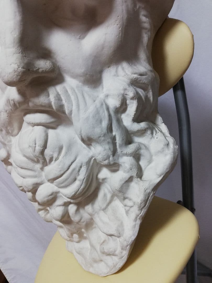 石膏像 モーゼ大顔面 基礎デッサン美大受験 - メルカリ