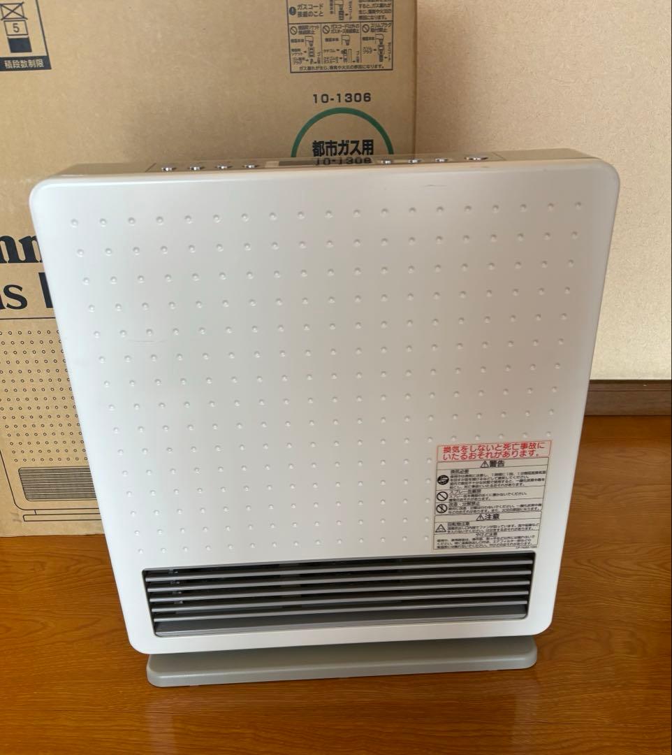 リンナイ ガスファンヒーターRC-H4003N 都市ガス用 ガスコード2m