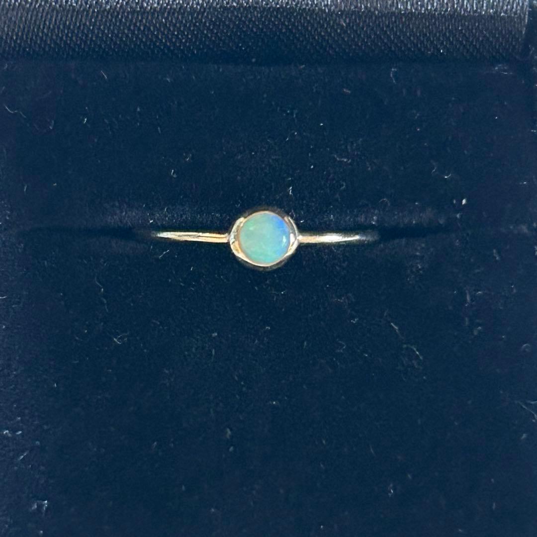 p*e様 ete K10 YG オパール リング　11号