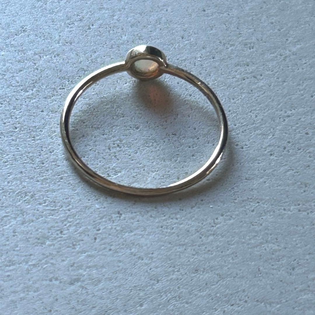 p*e様 ete K10 YG オパール リング　11号