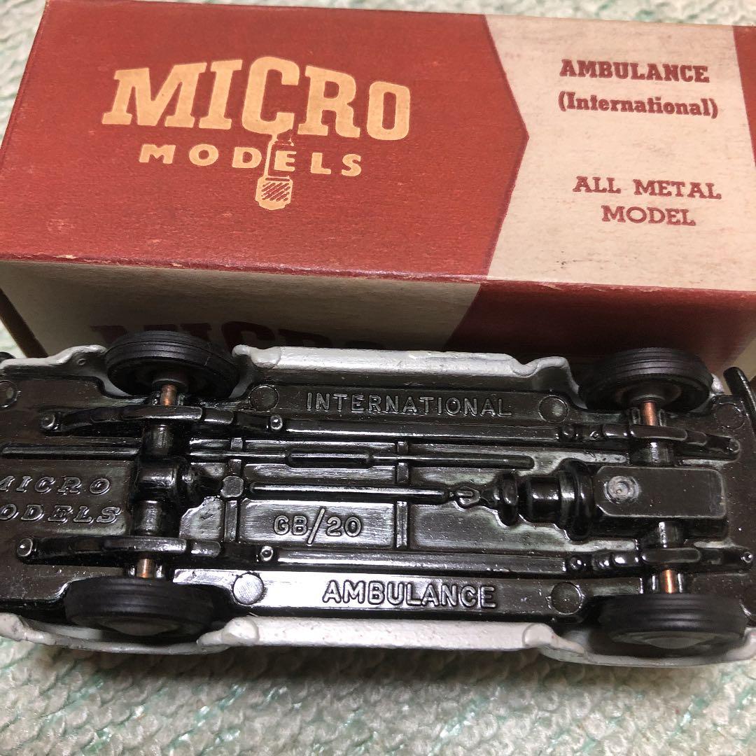 マイクロ　モデル、no20インターナショナル　アンビュランス、52.