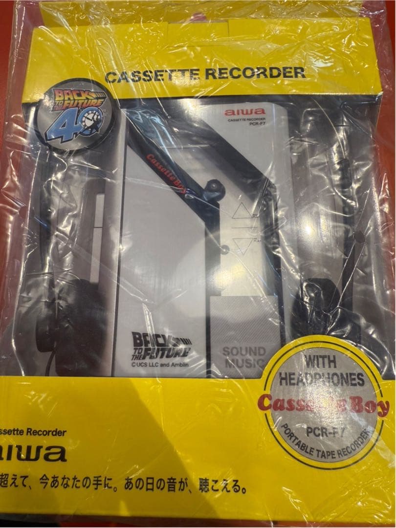 バックトゥザフューチャー ドンキ ポータブルカセットプレイヤー