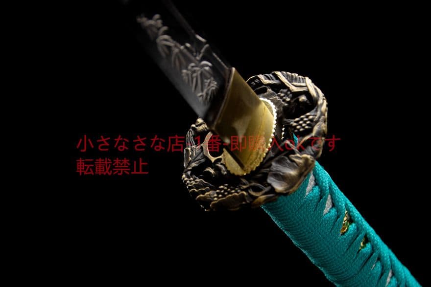 翠竹武士刀-高性能マンガン鋼    古兵器 武具　刀装具　日本刀　模造刀 居合刀