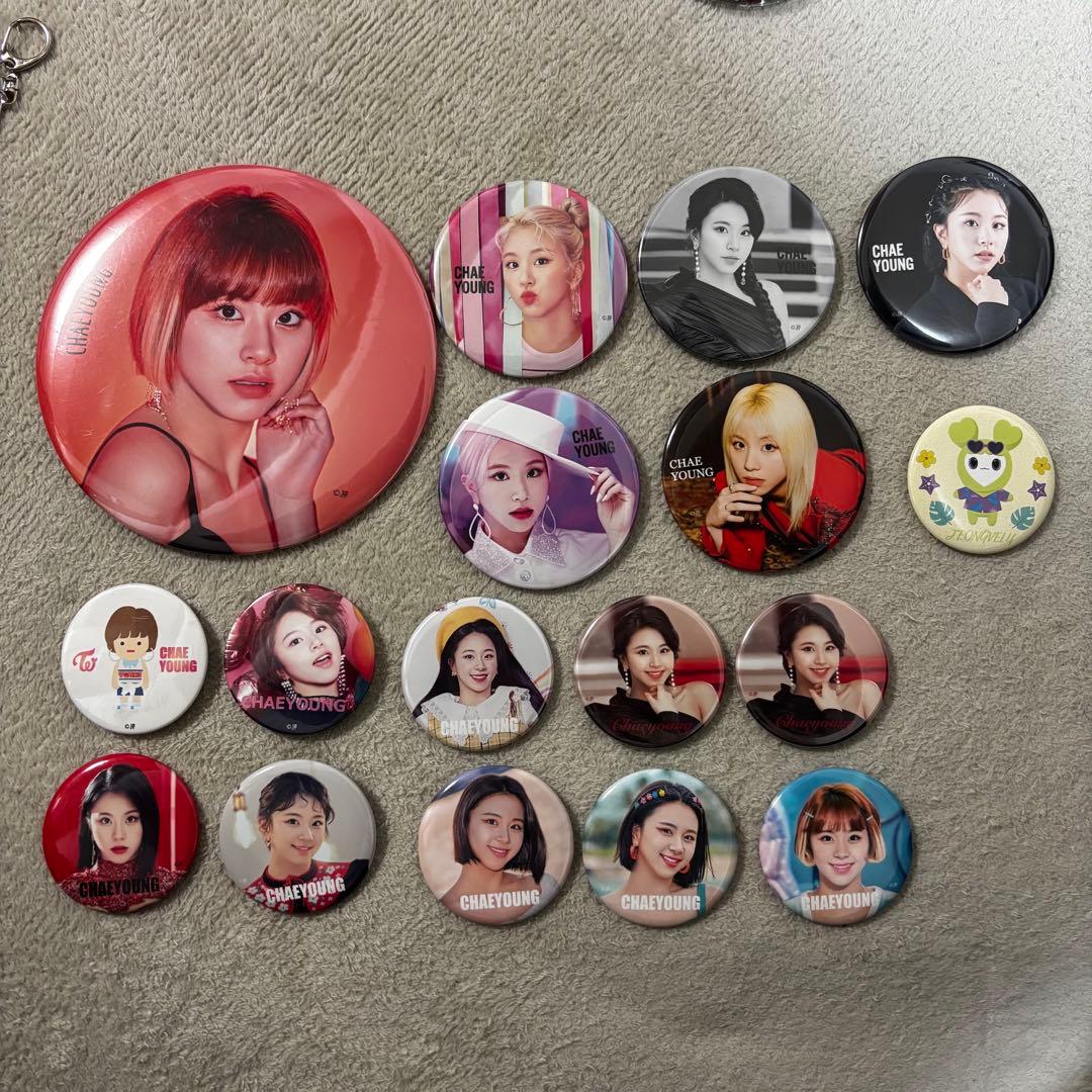 twice チェヨン 缶バッジ まとめ売り - メルカリ