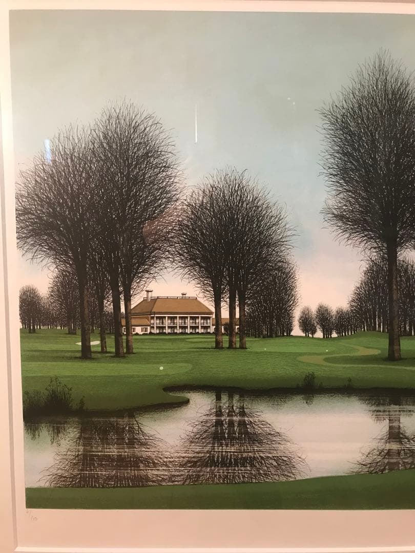 ロビーさま専用　デペルト「ゴルフ場」「フロリダのオークスクラブ」２作品リトグラフ