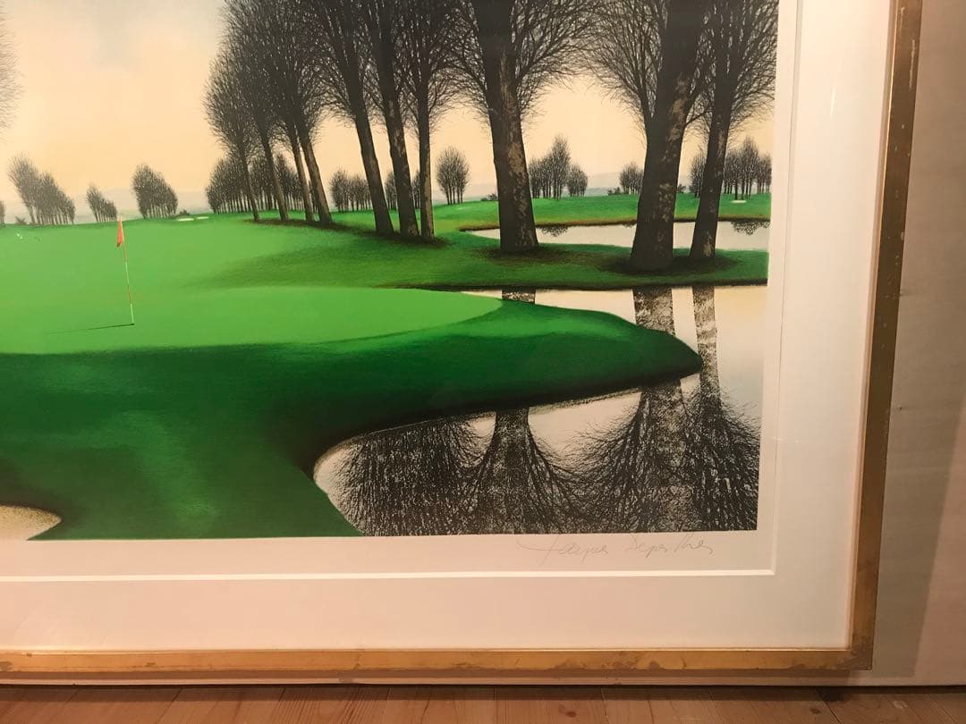ロビーさま専用　デペルト「ゴルフ場」「フロリダのオークスクラブ」２作品リトグラフ