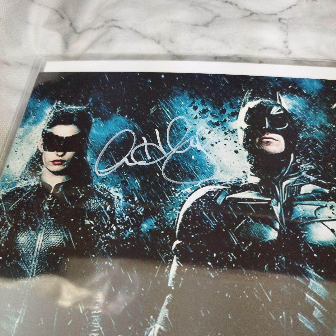 クリスチャン・ベール&トム・ハーディ&アン・ハサウェイ 直筆サイン入りフォト