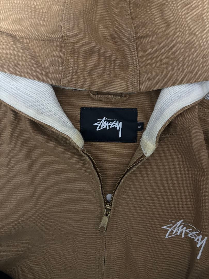 STUSSY（ステューシー）アクティブジップアップフ ードジャケット　最終値下げ