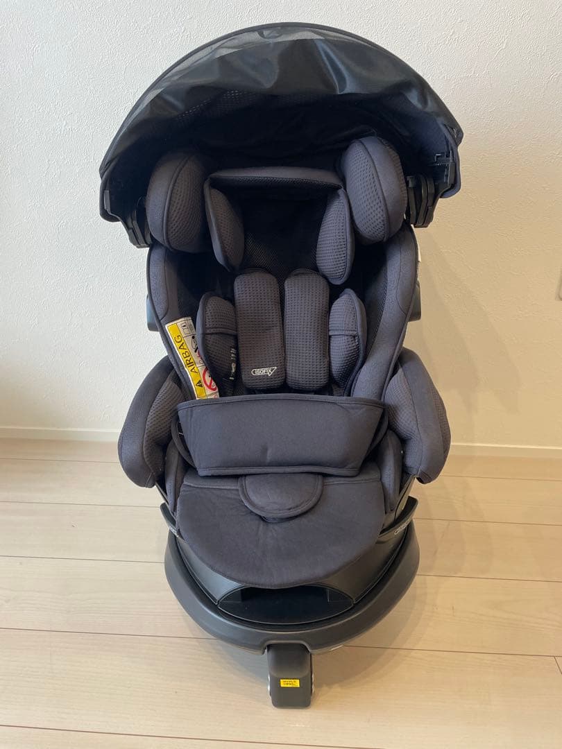 Aprica 回転式チャイルドシート ダークグレー