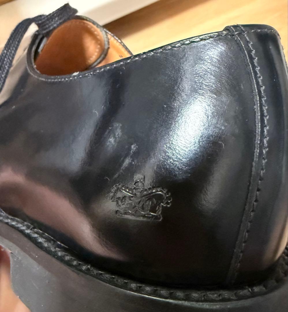 Sanders Military Derby Shoe GB 7 ブラック