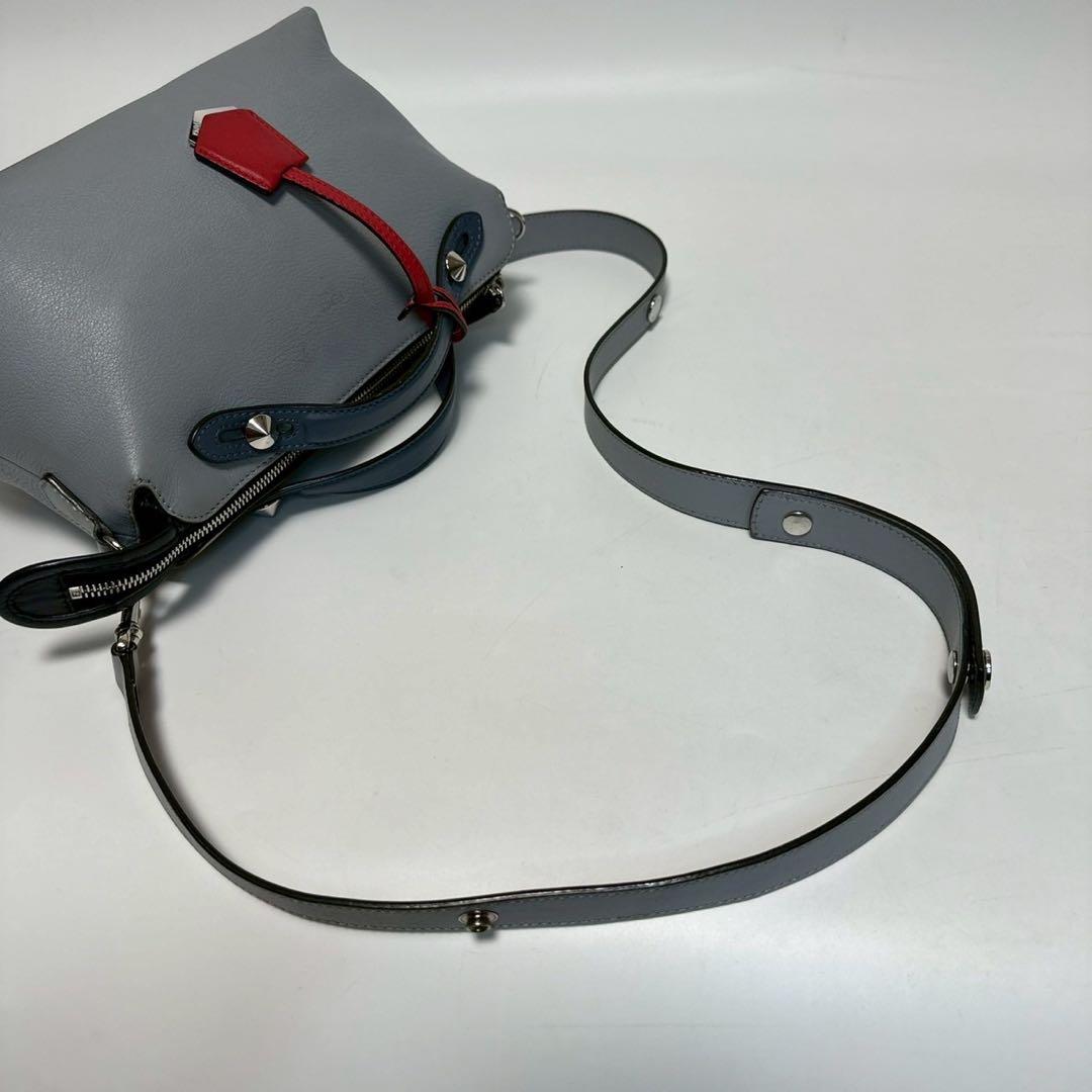 s81【美品】保存袋付　フェンディバイザウェイ　ミディアム　2wayショルダー.