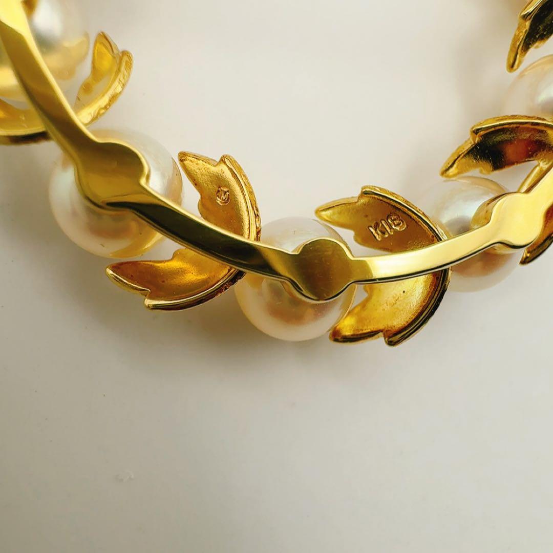 美品 定番 ミキモト K18 月桂樹 ブローチ 美品 - メルカリ