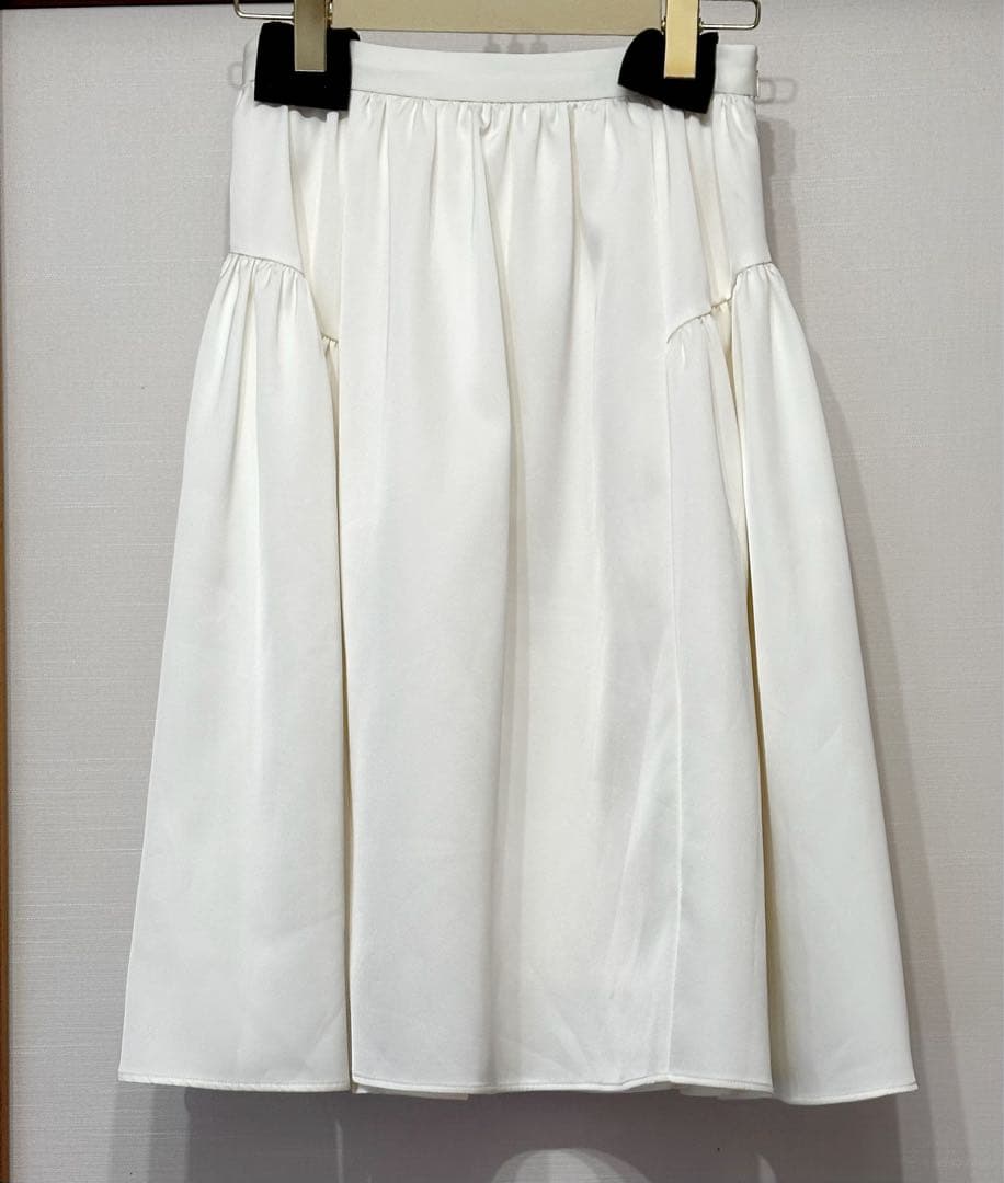 Herlipto＊satin volume midi skirt