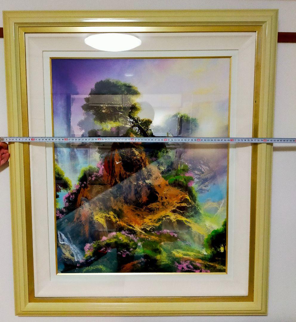 【サイン入り】デイル・ターブッシュ作　生命の息吹　Dale TerBush絵画