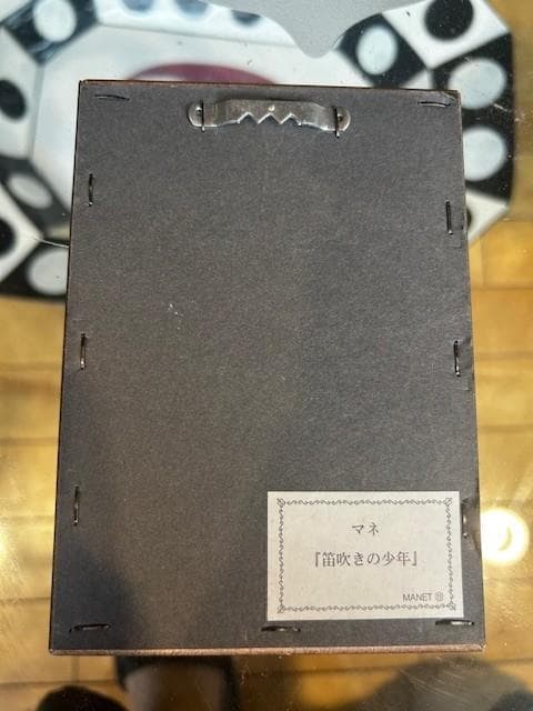 笛吹きの少年　ミニ絵画